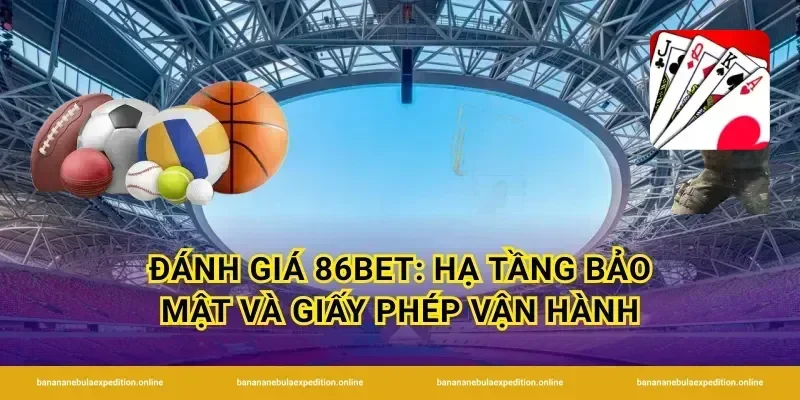 Đánh giá 86Bet: hạ tầng bảo mật và giấy phép vận hành
